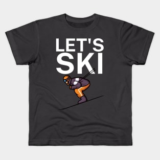 Lets ski Kids T-Shirt